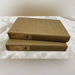 Rare Vintage Charles Dickens 2 Volume Our Mutual Friend Hardback Books